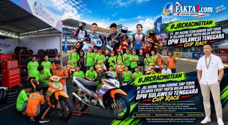 PT JRC Racing Team Konawe Siap Tampil Full Power di DPW Sultra Cup Race 2026