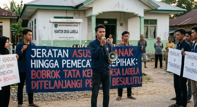 Jeratan Asusila Anak hingga Pemecatan Sepihak: Bobrok Tata Kelola Desa Labela Ditelanjangi Pemuda Besulutu