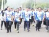 Menikmati Keindahan Pantai Ide Sorowako, Pemkab Sidrap Ramaikan Jalan Sehat Anti Mager Harkopnas ke-79