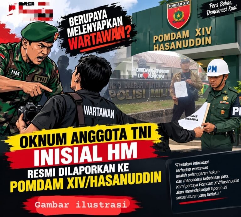 Diduga Sewa Pembunuh Bayaran & Jebak Wartawan dengan Narkoba, Oknum Sertu HM Dilaporkan ke Pomdam