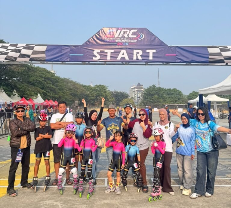 Tampil Memukau di Makassar, Klub Sepatu Roda Konawe King Skate Bawa Pulang 25 Medali